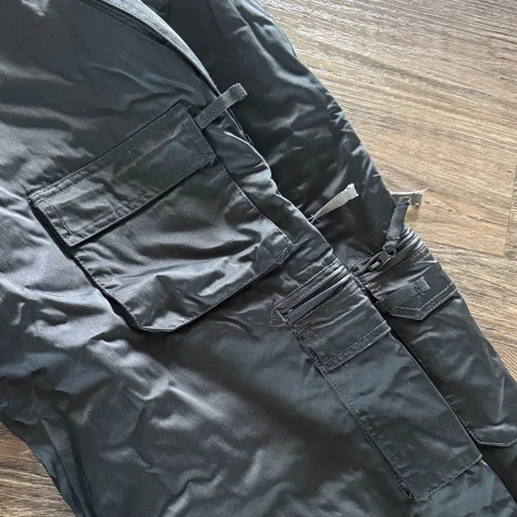 Men's Black Pulse Cargo Ski/Snow Pants - Picture 3 of 3